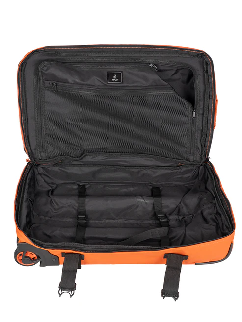 Saleys Travel Bags Polo Sport Medium 2 Wheel Trolley Duffel - Orange - Image 6