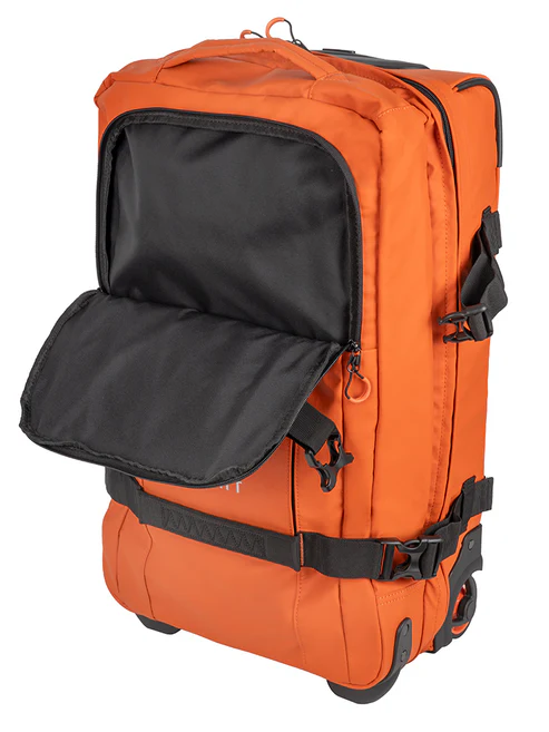 Saleys Travel Bags Polo Sport Medium 2 Wheel Trolley Duffel - Orange - Image 5