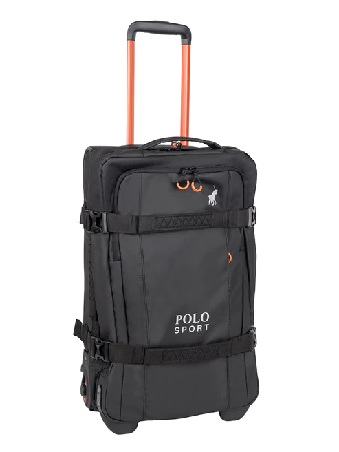 Polo Sport Medium 2 Wheel Trolley Duffel - Black