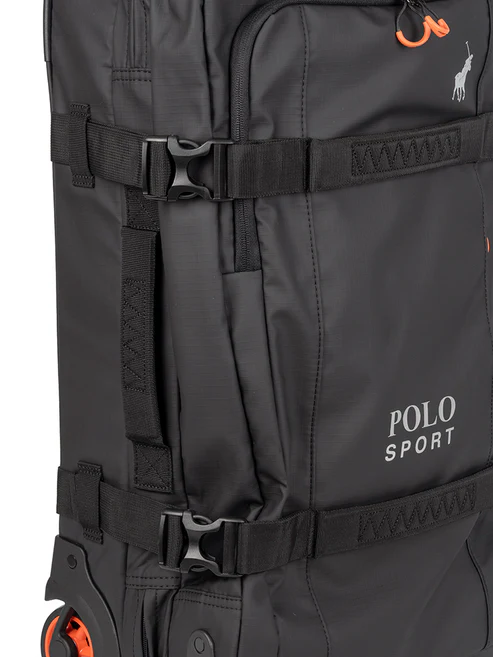 Saleys Travel Bags Polo Sport Medium 2 Wheel Trolley Duffel - Black - Image 3