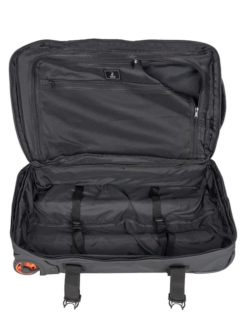 Saleys Travel Bags Polo Sport Medium 2 Wheel Trolley Duffel - Black - Image 5
