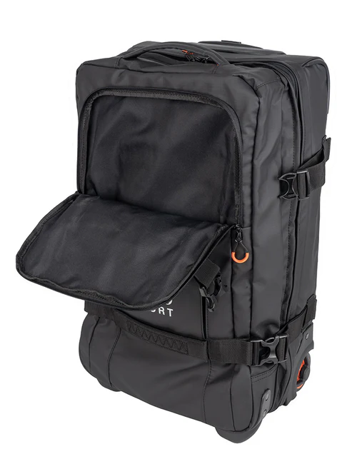 Saleys Travel Bags Polo Sport Medium 2 Wheel Trolley Duffel - Black - Image 4