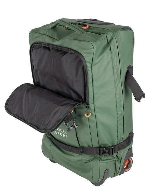 Saleys Travel Bags Polo Sport Large 2 Wheel Trolley Duffel - Green - Image 4