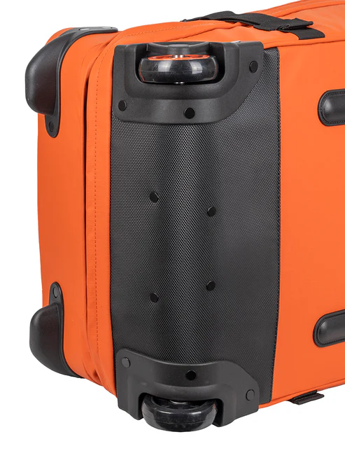 Saleys Travel Bags Polo Sport Large 2 Wheel Trolley Duffel - Orange - Image 3