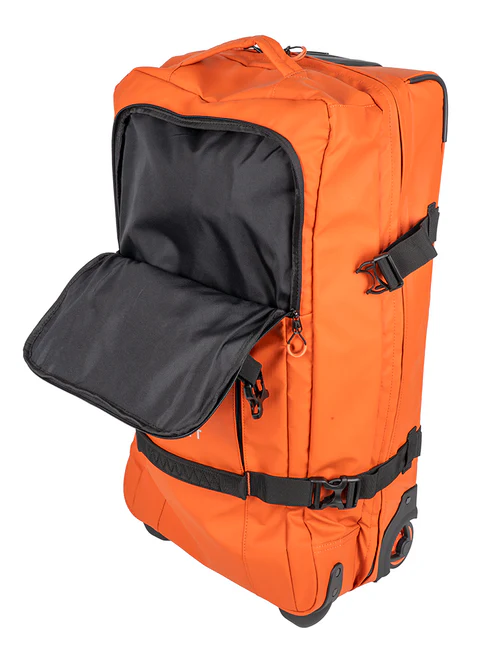 Saleys Travel Bags Polo Sport Large 2 Wheel Trolley Duffel - Orange - Image 4
