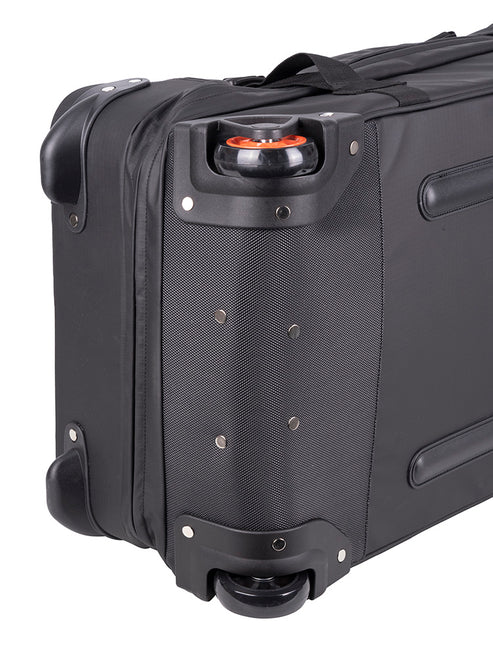 Saleys Travel Bags Polo Sport Large 2 Wheel Trolley Duffel - Black - Image 4