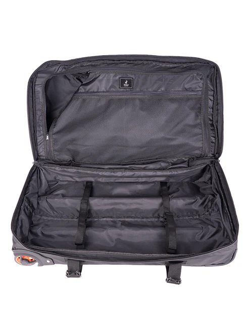 Saleys Travel Bags Polo Sport Large 2 Wheel Trolley Duffel - Black - Image 3