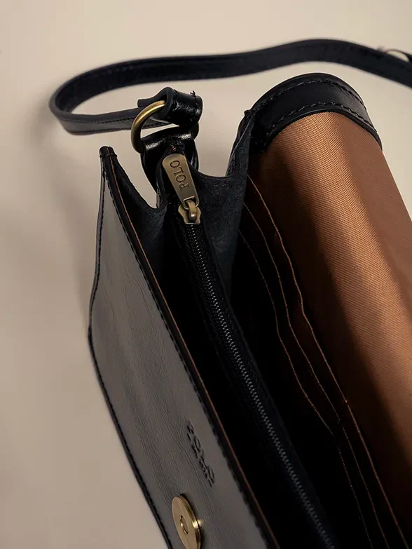 Saleys Travel Bags Polo Vega Concertina Sling - Black - Image 2