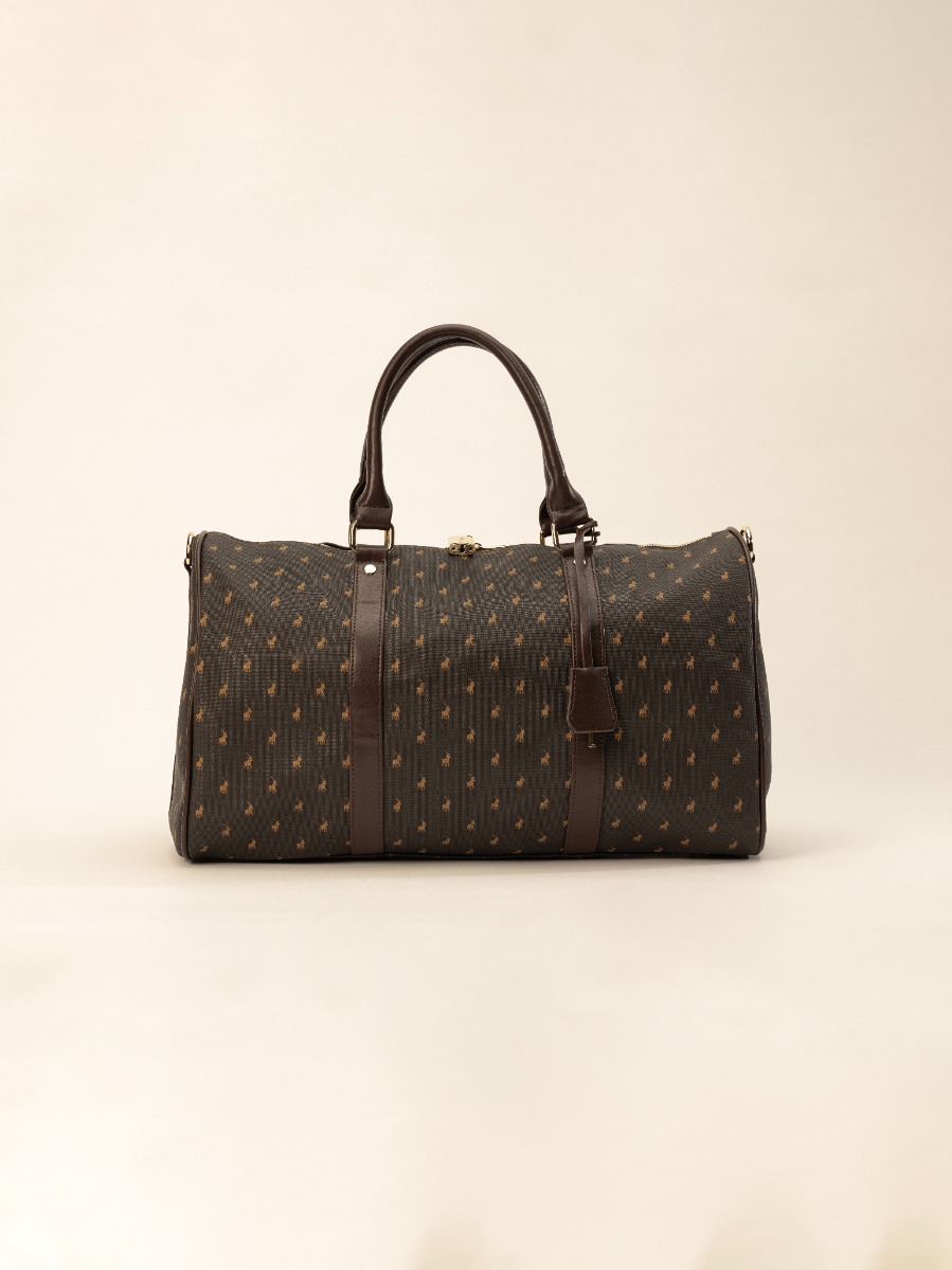 Saleys Travel Bags Polo Signature Travel Small Duffle - Brown