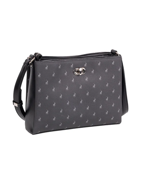 Polo Iconic Multi-Compartment Sling - Black