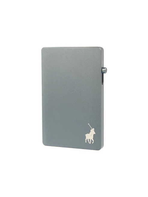 Polo Pop-Up Aluminum Card Holder Wallet - Grey