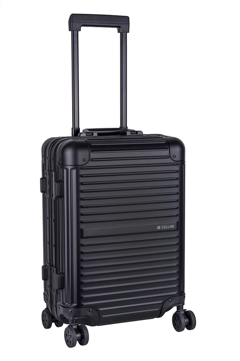 Cellini Aluminium 4-Wheel Carry On Trolley Case