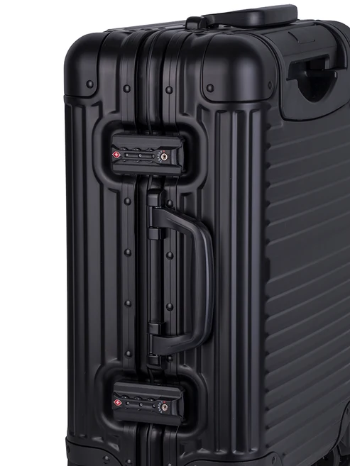 Saleys Travel Bags Cellini Aluminium 4-Wheel Carry On Trolley Case - Image 4
