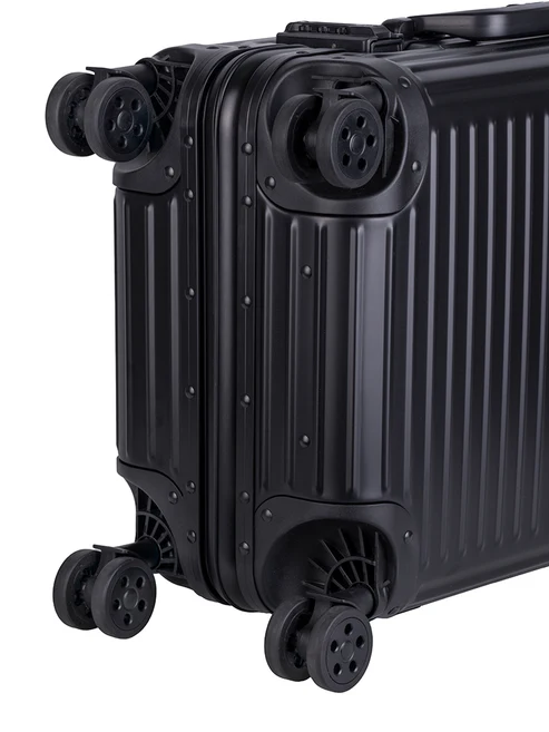 Saleys Travel Bags Cellini Aluminium 4-Wheel Carry On Trolley Case - Image 2