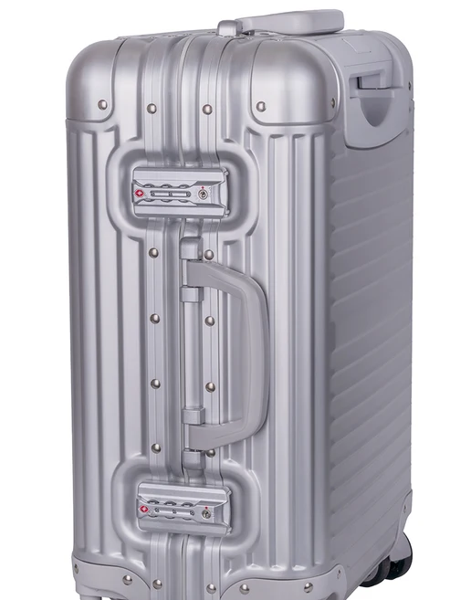 Saleys Travel Bags Cellini Aluminium 4-Wheel Carry On Trolley Case - Image 4