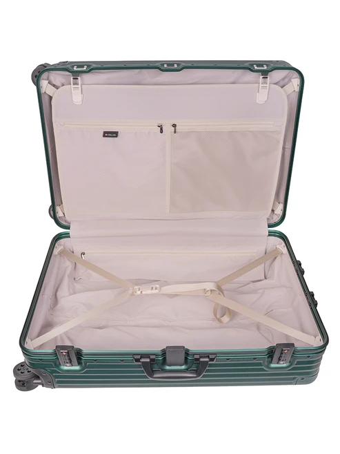 Saleys Travel Bags Cellini Aluminium Medium 4-Wheel Trolley Case - Image 3