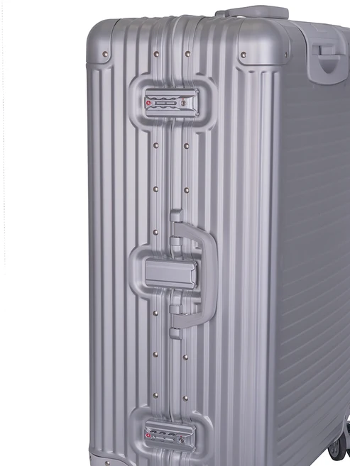 Saleys Travel Bags Cellini Aluminium Large 4-Wheel Trolley Case - Image 4
