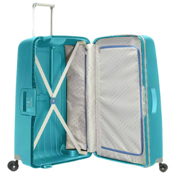 Saleys Travel Bags Samsonite: S’Cure 69cm Medium Spinner - Aqua Blue - Image 2