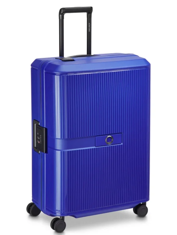DELSEY: VAUBAN Suitcase Check-In 70.5 CM - BLUE