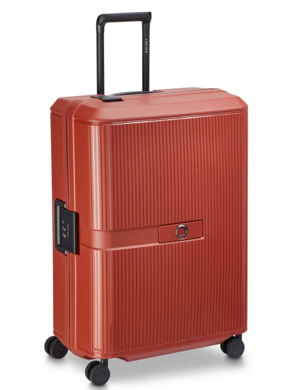 DELSEY: VAUBAN Suitcase Check-In 70.5 CM - TERRACOTTA