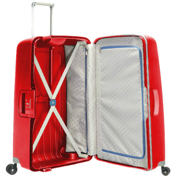 Saleys Travel Bags Samsonite: S’Cure 75cm Large Spinner - Crimson Red - Image 2