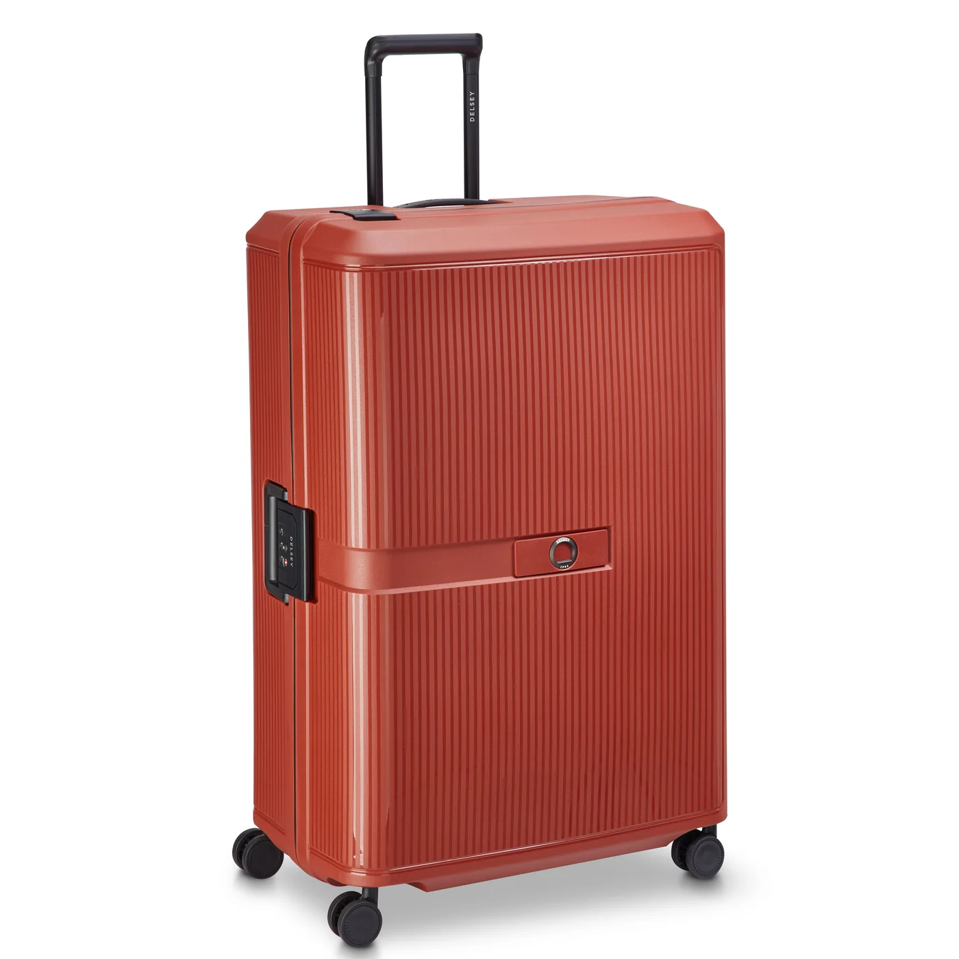 Saleys Travel Bags DELSEY: VAUBAN Suitcase Check-In 82 CM - TERRACOTA
