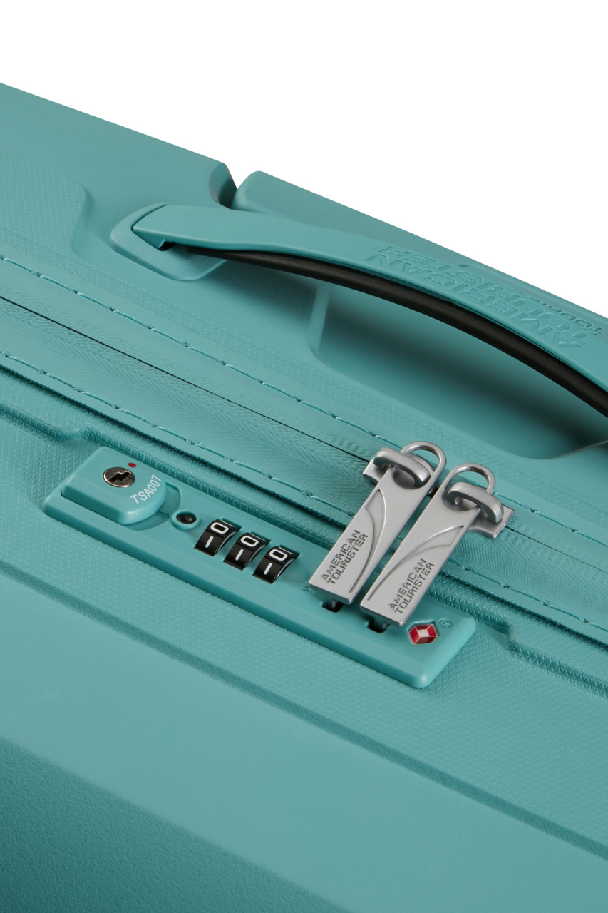 Saleys Travel Bags American Tourister Airconic Spinner 55cm - Dusty Turquoise - Image 9
