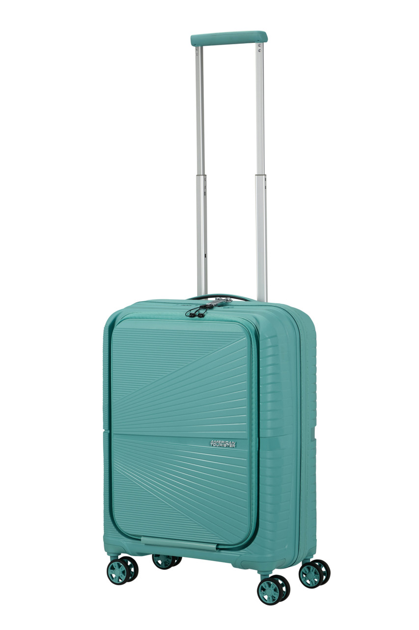 Saleys Travel Bags American Tourister Airconic Spinner Frontloader 55cm - Dusty Turquoise - Image 3