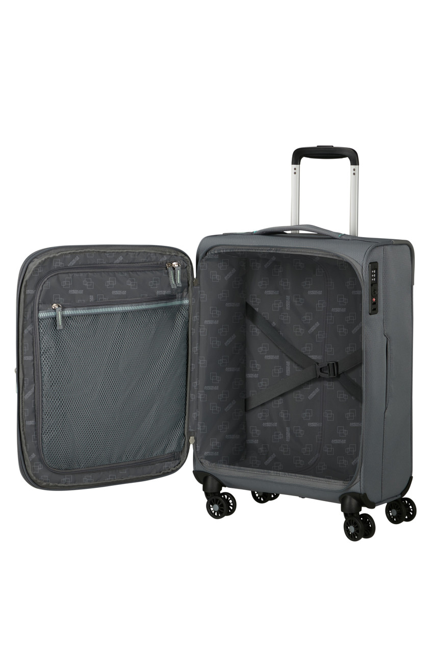 Saleys Travel Bags American Tourister Aerospin Exp Spinner 55cm - Stone - Image 5