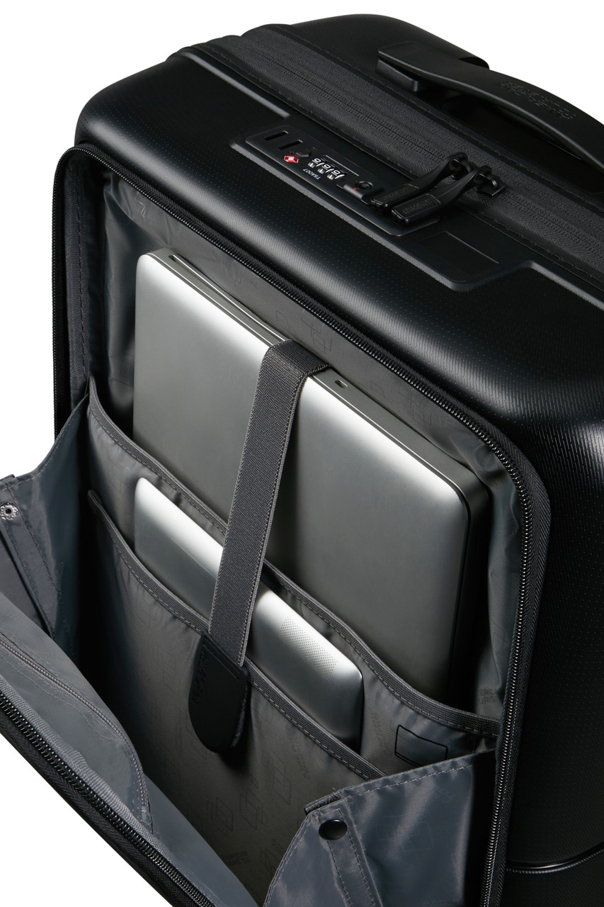Saleys Travel Bags American Tourister DashPop Exp Spinner Frontloader 55cm - Black - Image 3