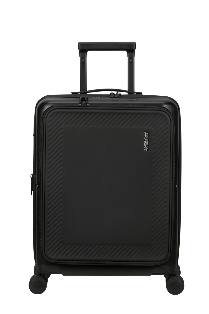 Saleys Travel Bags American Tourister DashPop Exp Spinner Frontloader 55cm - Black