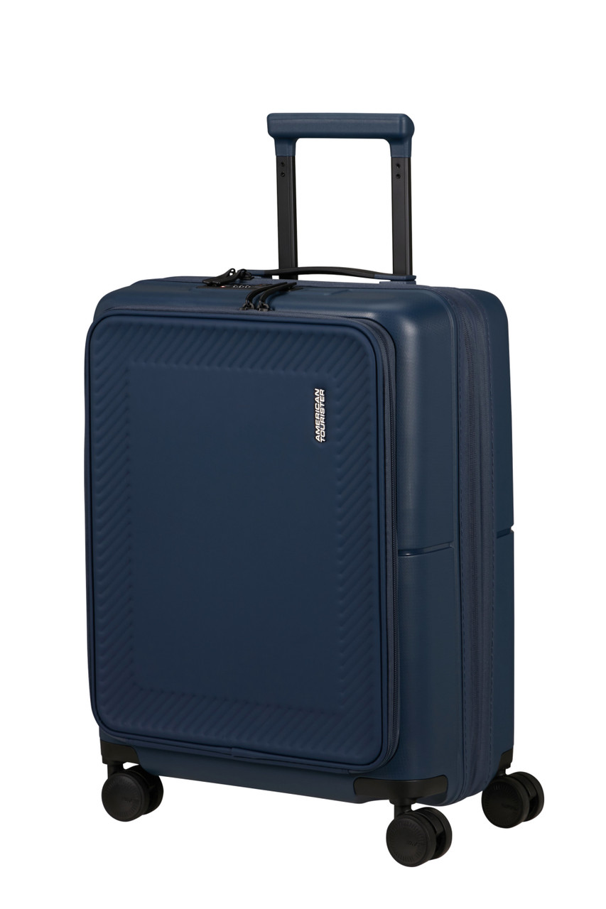 Saleys Travel Bags American Tourister DashPop Exp Spinner Frontloader 55cm - Mid Blue - Image 4
