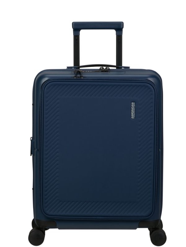 American Tourister DashPop Exp Spinner Frontloader 55cm - Mid Blue
