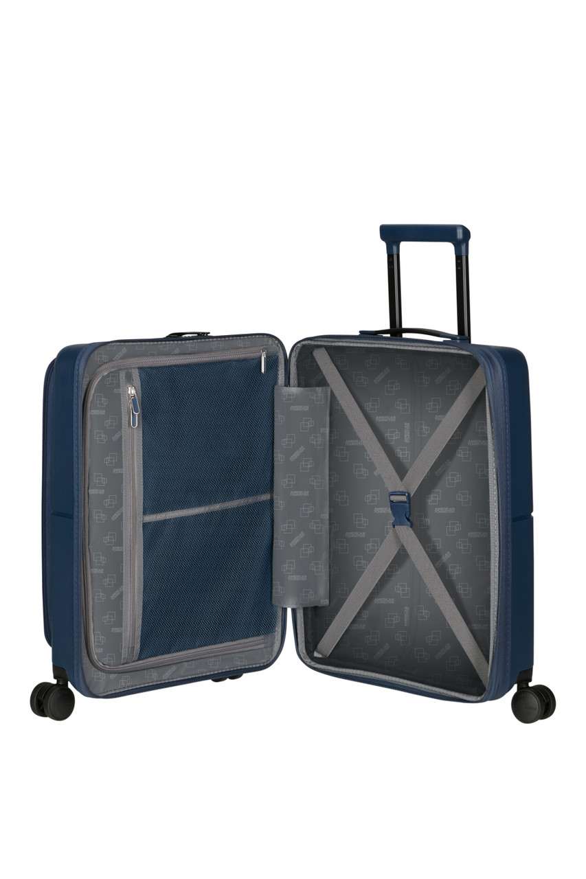 Saleys Travel Bags American Tourister DashPop Exp Spinner Frontloader 55cm - Mid Blue - Image 3