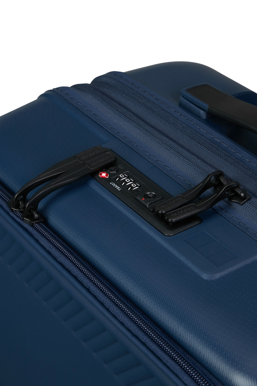 Saleys Travel Bags American Tourister DashPop Exp Spinner Frontloader 55cm - Mid Blue - Image 8