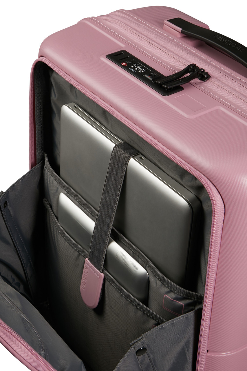 Saleys Travel Bags American Tourister DashPop Exp Spinner Frontloader 55 - Pink - Image 3