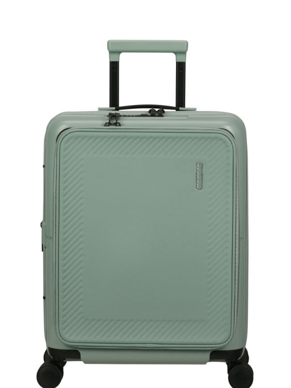 American Tourister DashPop Exp Spinner Frontloader 55cm - Green