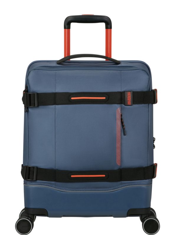 American Tourister Spinner Coated 55cm - Navy/Orange