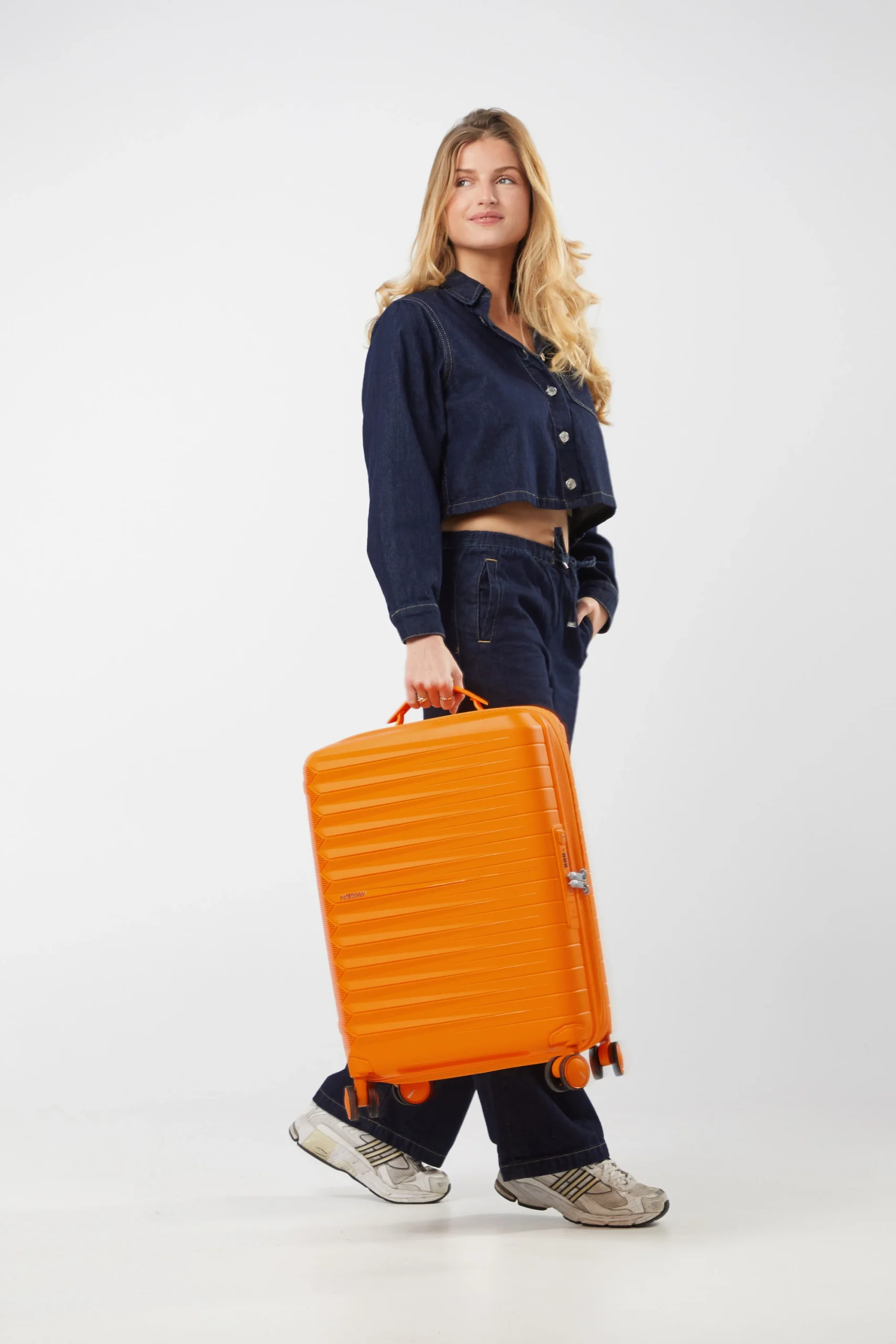 Saleys Travel Bags American Tourister FastForward Exp Spinner 55cm - Orange - Image 12