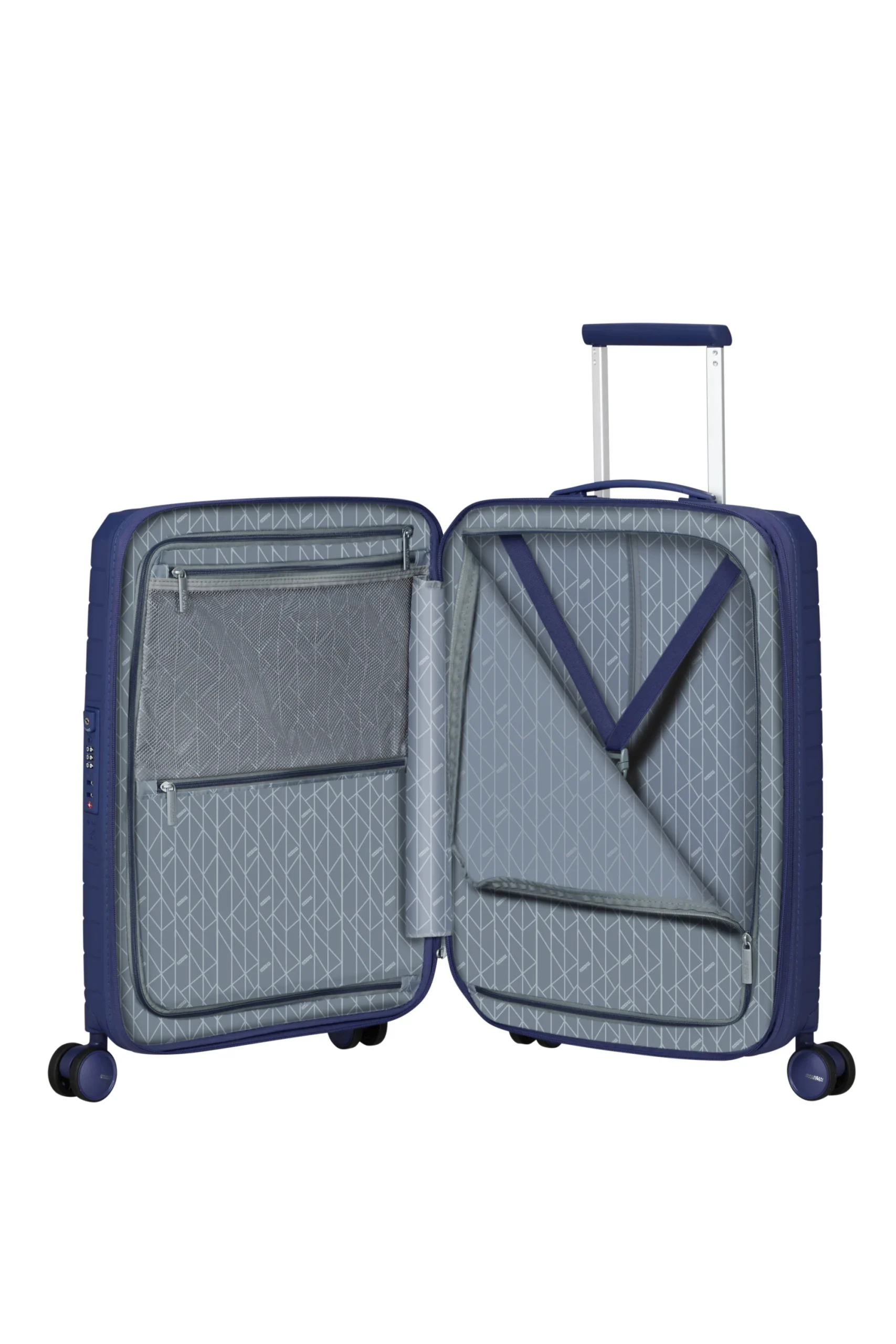 Saleys Travel Bags American Tourister FastForward Exp Spinner 55cm - Purple - Image 6