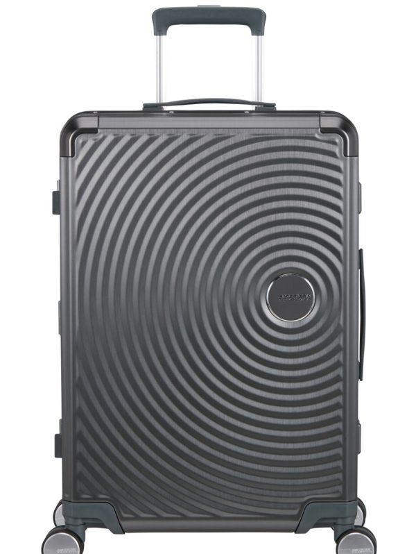 American Tourister Soundbox Alu Spinner 68cm - Black