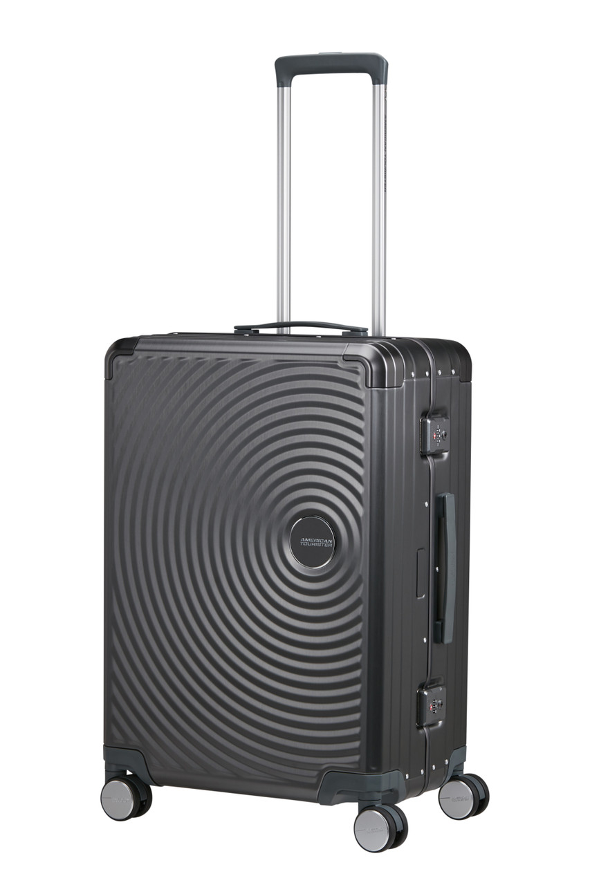 Saleys Travel Bags American Tourister Soundbox Alu Spinner 68cm - Black - Image 11