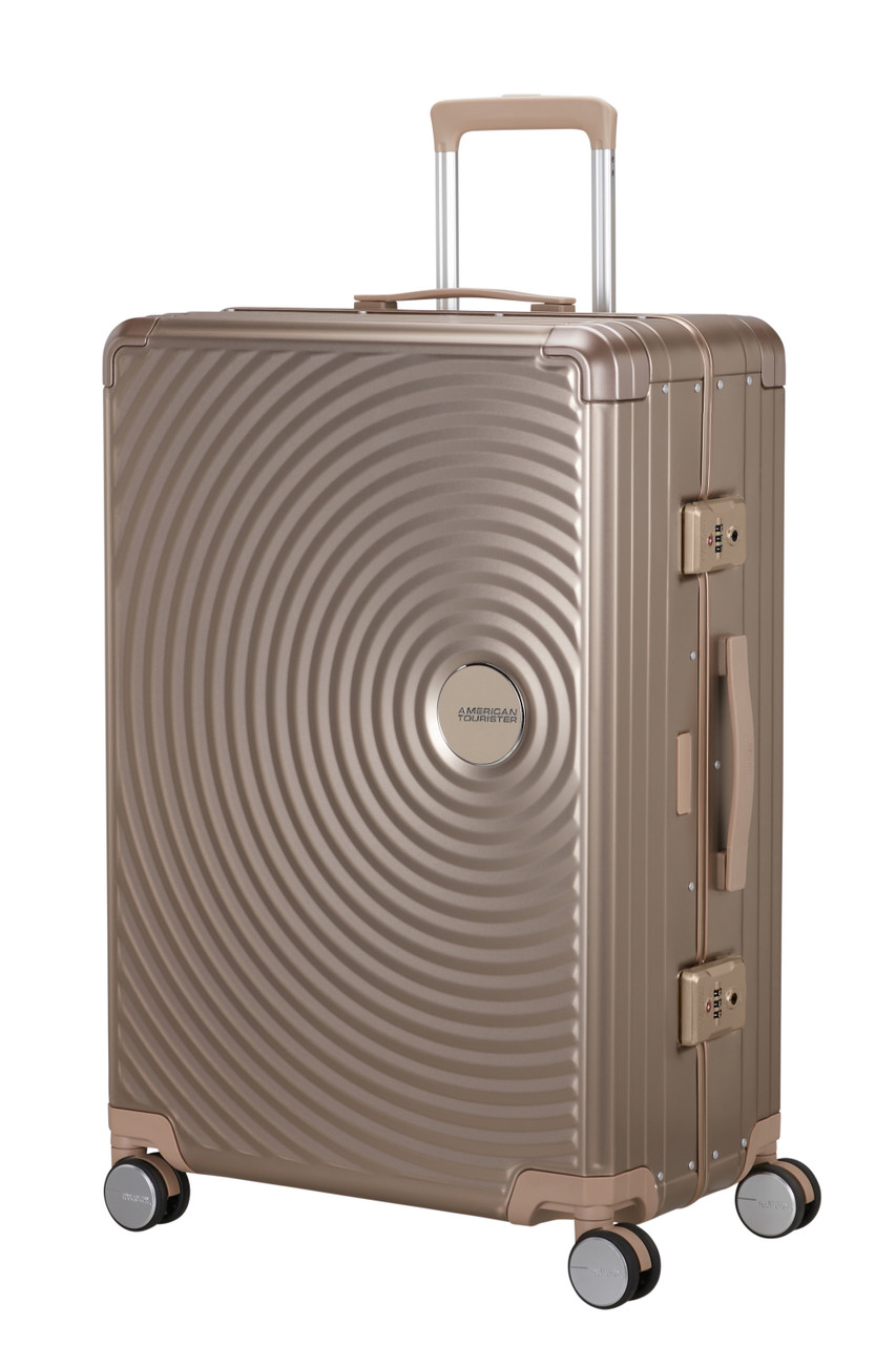 Saleys Travel Bags American Tourister Soundbox Alu Spinner 77cm - Bronze - Image 8