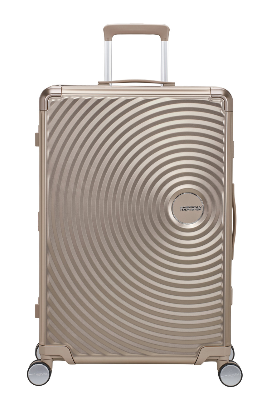 Saleys Travel Bags American Tourister Soundbox Alu Spinner 77cm - Bronze