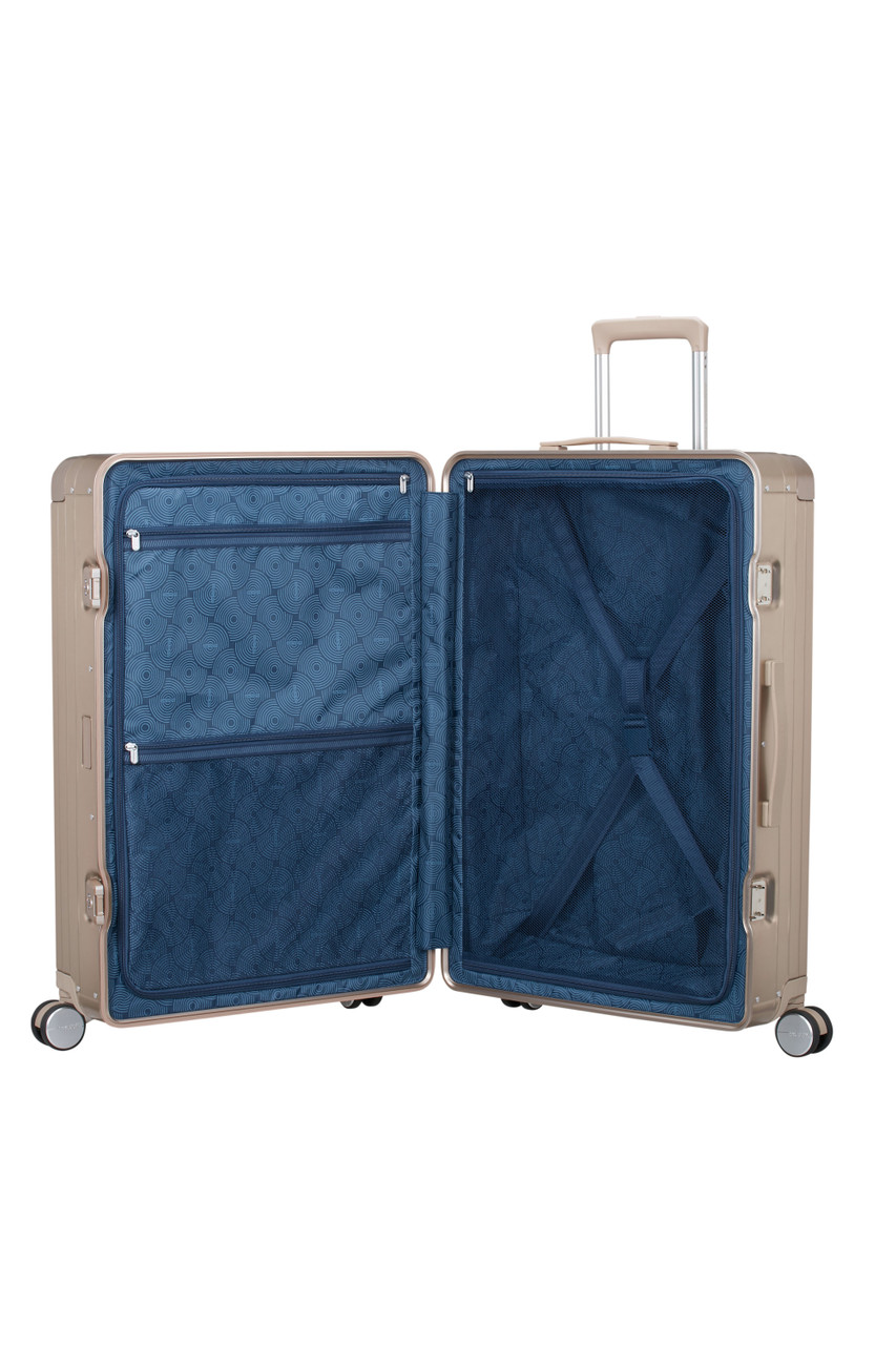 Saleys Travel Bags American Tourister Soundbox Alu Spinner 77cm - Bronze - Image 7
