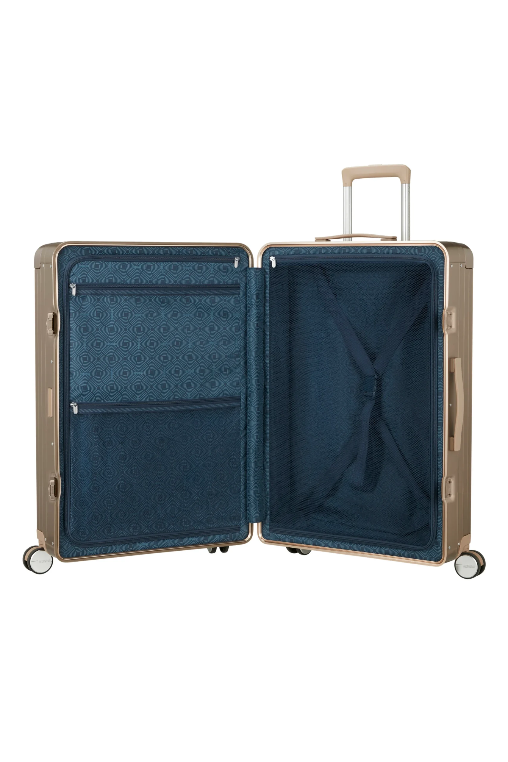 Saleys Travel Bags American Tourister Soundbox Alu Spinner 77cm - Bronze - Image 6