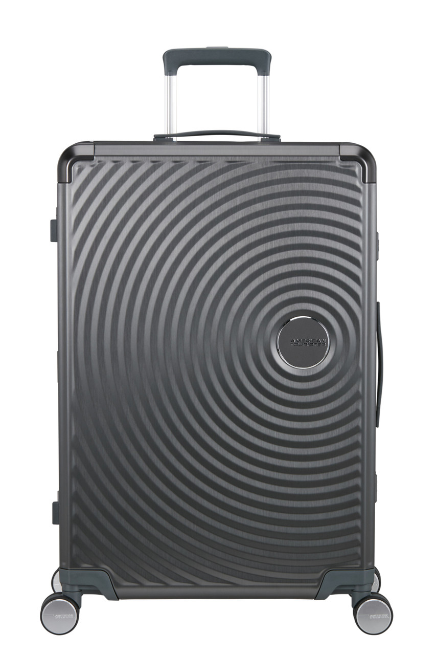 Saleys Travel Bags American Tourister Soundbox Alu Spinner 77cm - Black