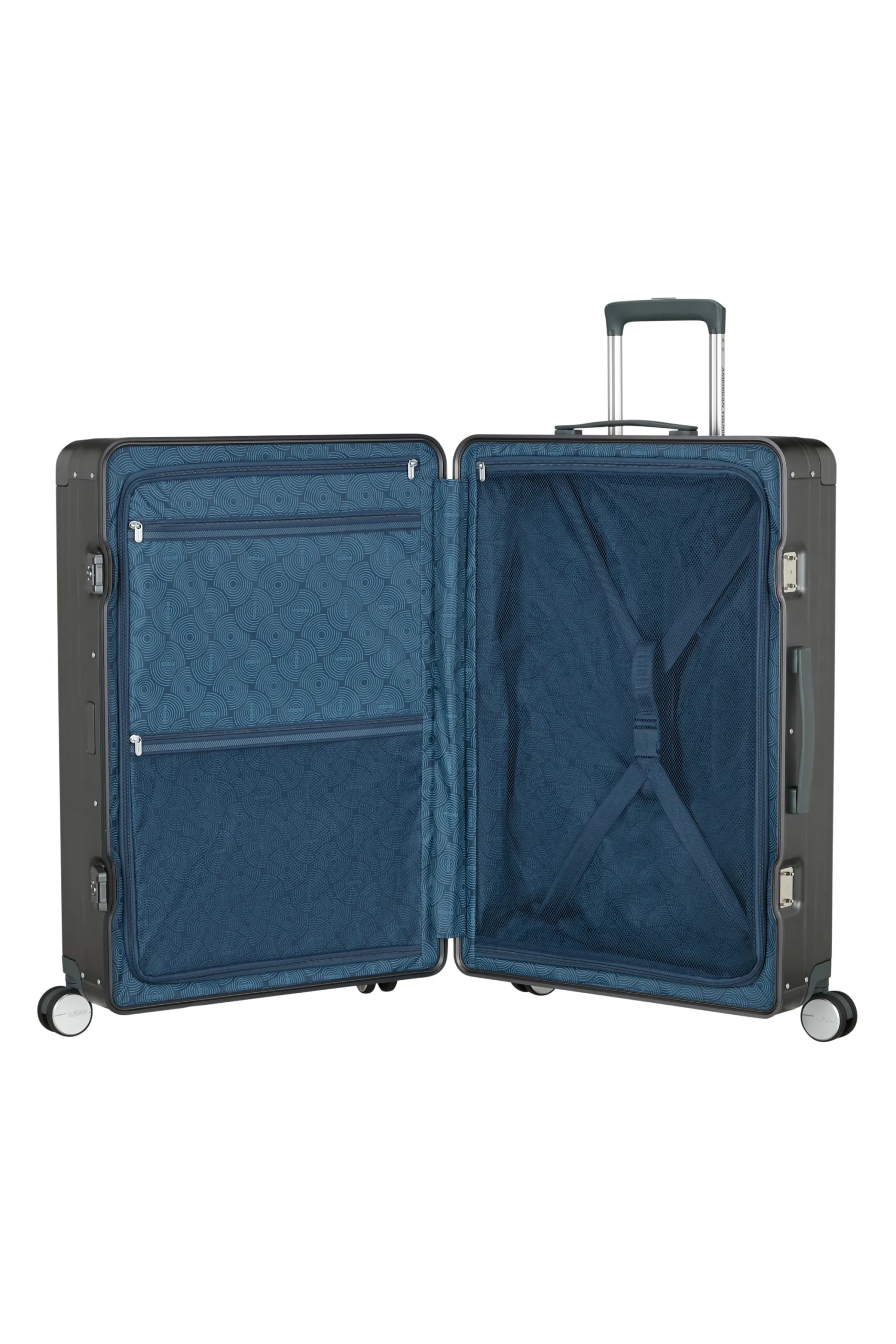 Saleys Travel Bags American Tourister Soundbox Alu Spinner 77cm - Black - Image 2