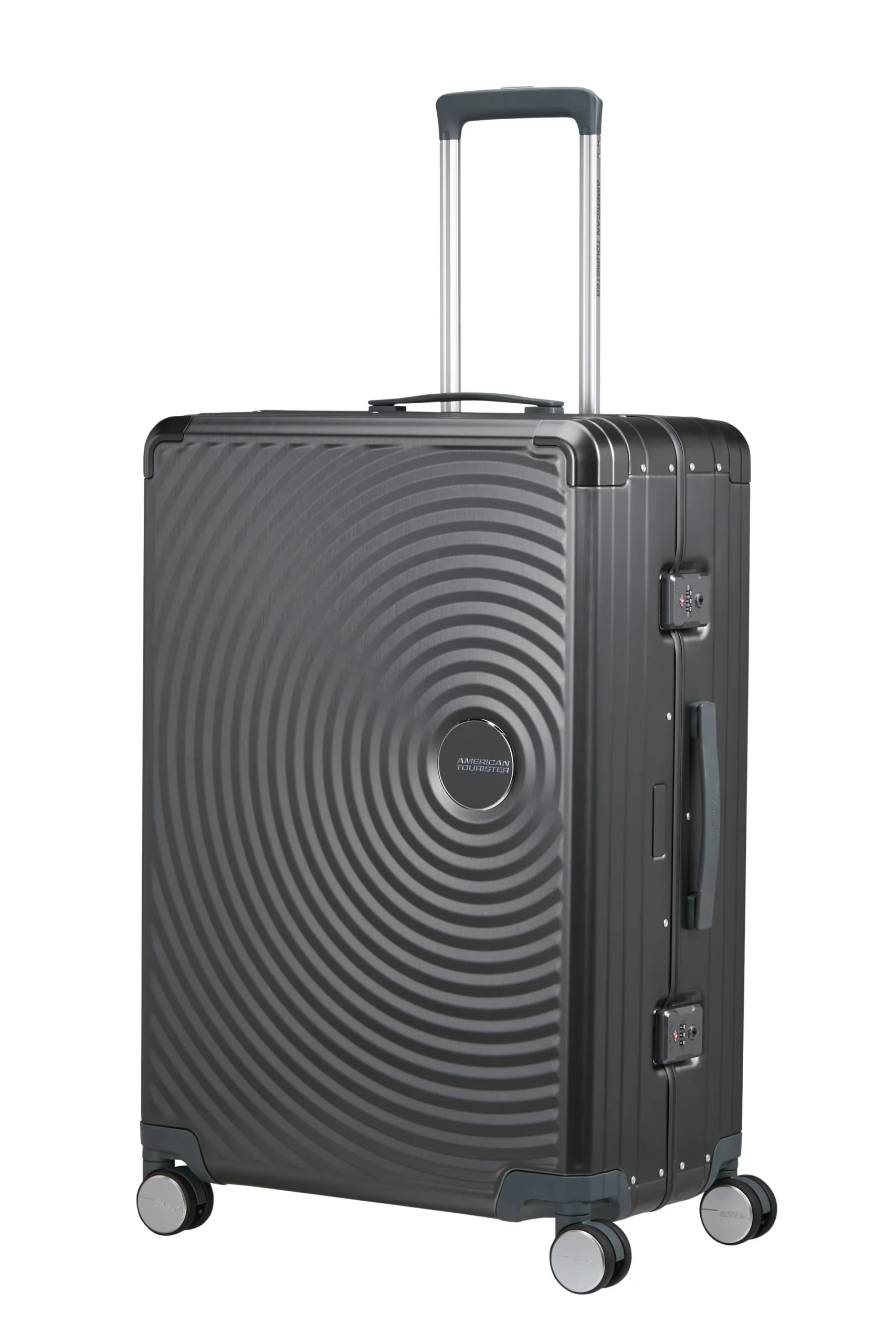 Saleys Travel Bags American Tourister Soundbox Alu Spinner 77cm - Black - Image 4