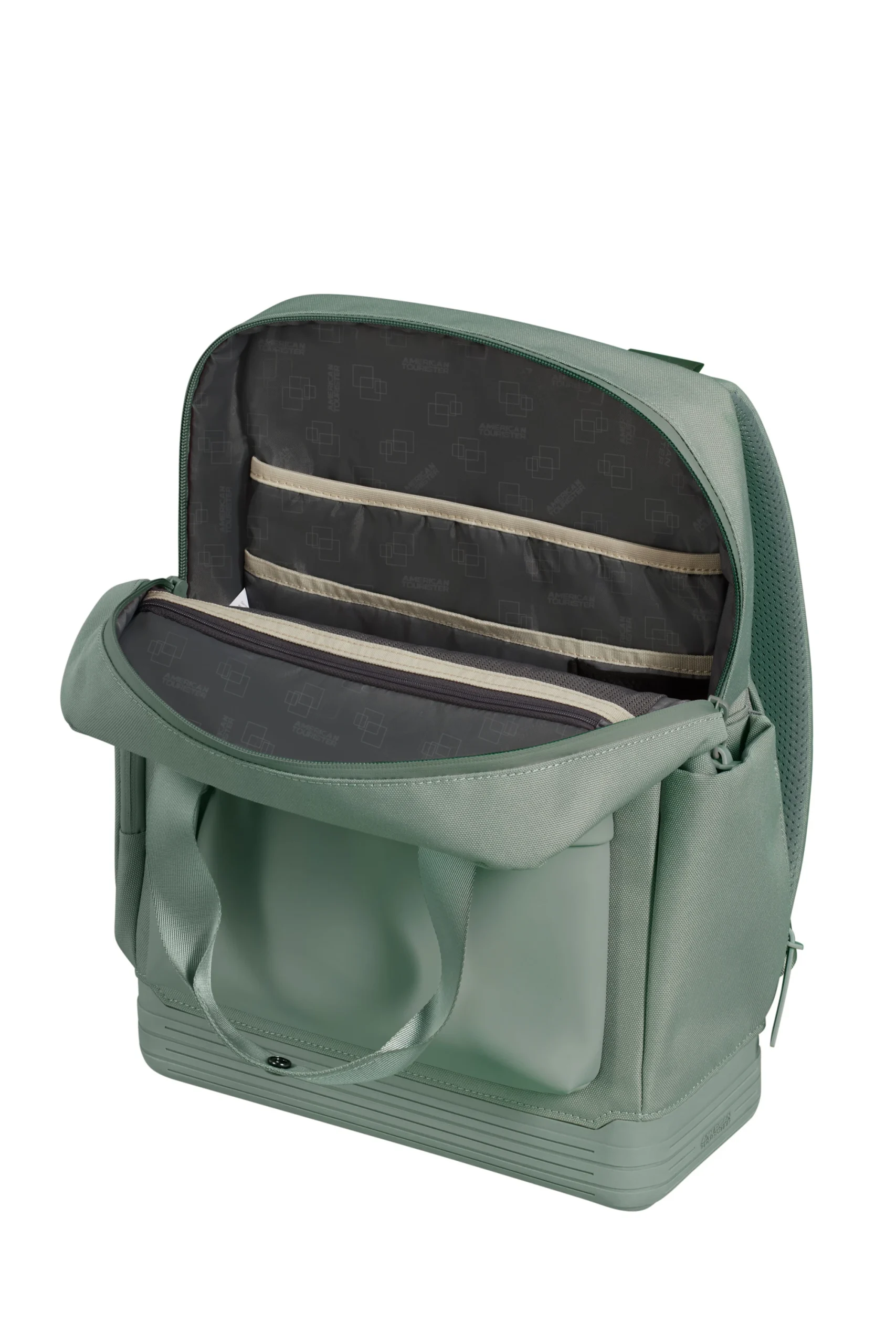 Saleys Travel Bags American Tourister Soulpack Business Backpack 15' - Green - Image 4